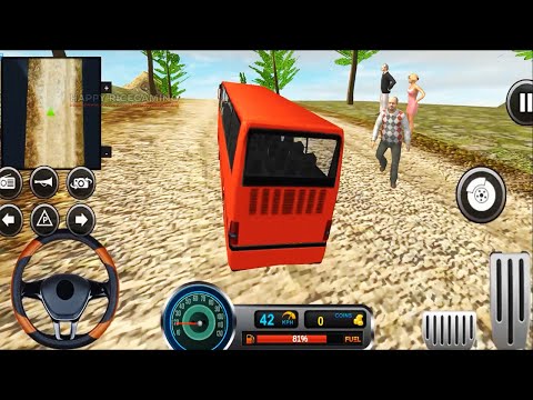 Uphill Offroad Bus Driving Simulator #1 - Android Gameplay