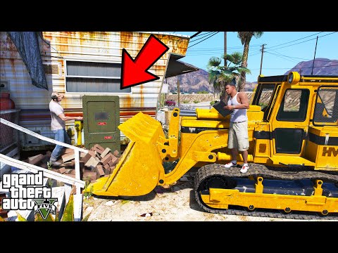 Franklin Went Inside Trevor's Secret House in GTA 5 | SHINCHAN and CHOP