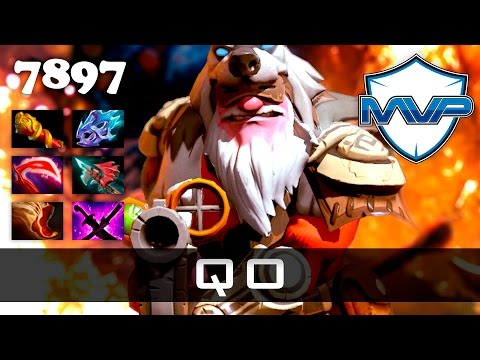 QO Sniper - 7897 MMR MVP Dota 2