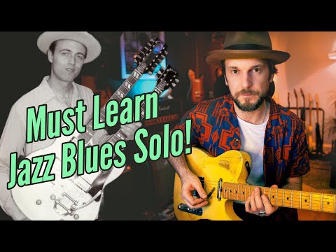 Guitar Lesson; Jazz Blues masterclass by Jimmie Rivers! Simple Western Swing & Bebop ideas!