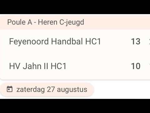 Feyenoord Handbal - HV Jahn || HC1 NK 2022
