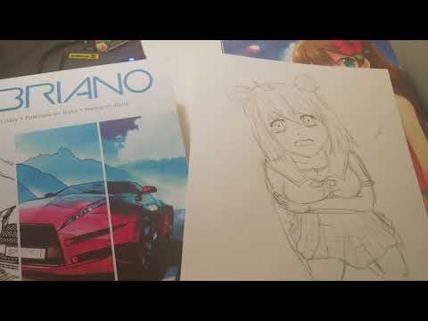 Quick review of Fabriano Bristol+ and Blick's Smooth Bristol!