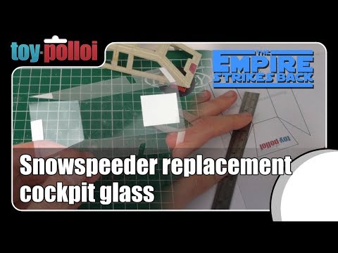 Vintage Snowspeeder cockpit glass replacement - Toy Polloi