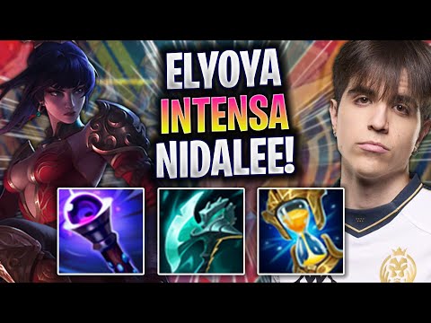 ELYOYA EN UNA PARTIDA INTENSA CON NIDALEE! - Elyoya Juega Nidalee Jungla vs Graves! | Preseason 2023