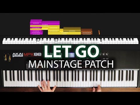 Let Go Mainstage patch keyboard cover- Hillsong Young and Free