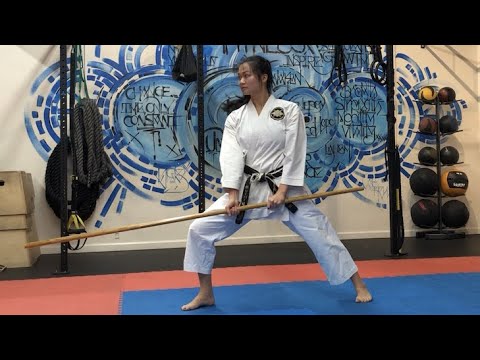 Choun No Kon Dai - Yamanni-ryu Bo Kata / 朝雲の棍 大 - 山根流 棒 形