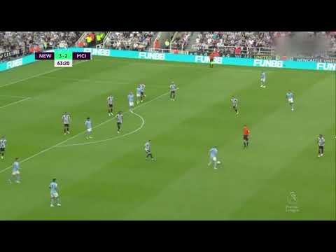 Kevin De Bruyne awesome assist vs new castle