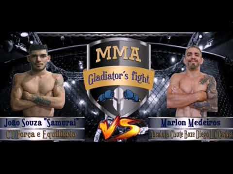 Gladiator's Fight 07 de Abril 2018 - João Sousa "Samurai" vs Marlon Marlon Medeiros
