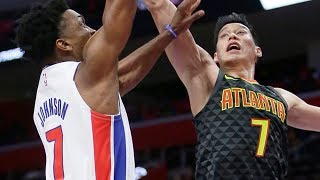 Jeremy Lin Full Highlights - Hawks at Pistons