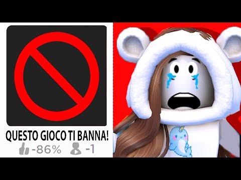 NON GIOCARE QUESTI GIOCHI SE NON VUOI ESSERE BANNATO SU ROBLOX!