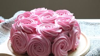 딸기 쇼트케이크 만들기 로즈케이크 strawberry shortcake Rose cake イチゴ ショートケーキ | 한세 hanse