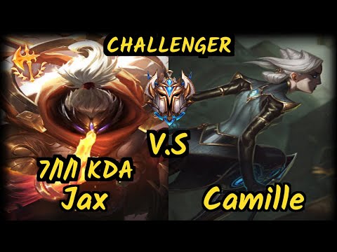 ESG Satorius (JAX) vs CAMILLE - 7/1/1 KDA TOP CHALLENGER GAMEPLAY - EUW