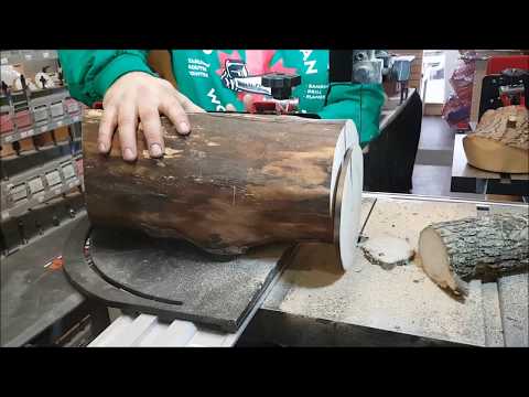 EthAnswers Cutting Log Cookies On a Bandsaw With The Little Ripper, High In Fibre