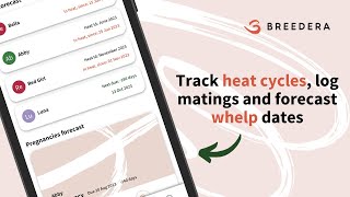 CALCULATE dog heat cycles, pregnancies and whelp dates | Breedera heat cycle tracker
