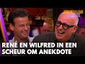 René en Wilfred liggen in een scheur om kostelijke anekdote over voormalig schaatser Jos Valentijn