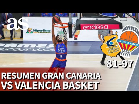Liga ENDESA | Resumen del GRAN CANARIA 81 vs VALENCIA BASKET 97 | Diario AS