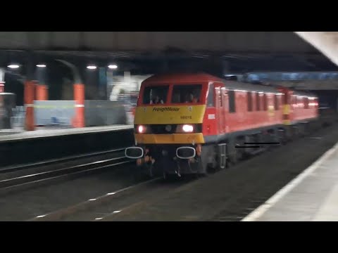 90018/90040 4s59 Crewe - Coatbridge liner, 20th March 2025