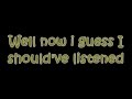Nickelback - Should've Listened (Lyrics)