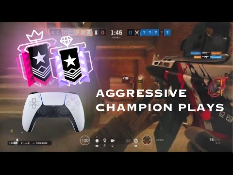 The *BEST* Aggressive Diamond/Champion plays on Xbox/PS5 + BEST Console Settings - Rainbow Six Siege