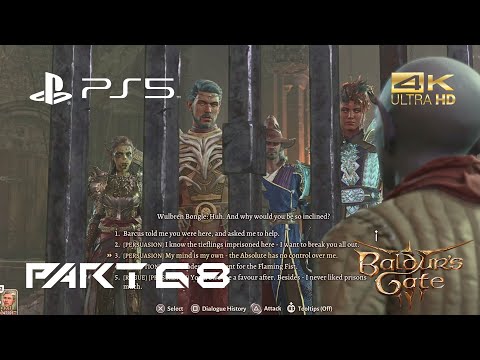 Freeing All Prisoner From The Moonrise Tower Prison Baldur's Gate 3 - Part 68 PS5 4K 60fps