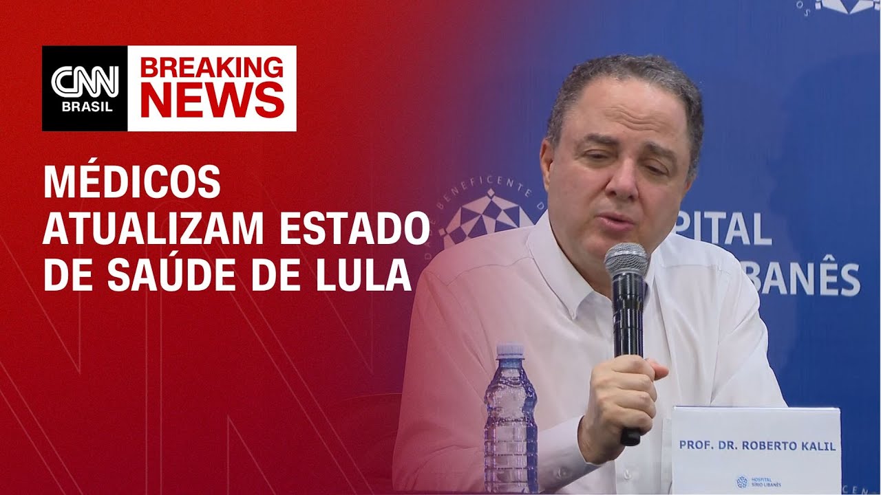 Médicos atualizam estado de saúde de Lula | LIVE CNN