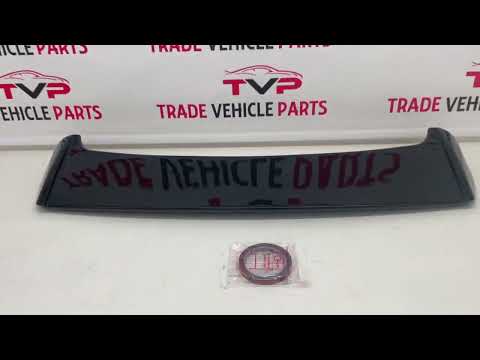 Fits VW Golf MK5 GTI R32 Only 2004-2009 Rear Roof Boot Lip Spoiler Gloss Black video