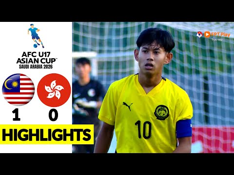Malaysia vs Hong Kong 1-0 Highlights Sorotan Perlawanan | AFC U-17 Asian Cup 2026 Qualifiers
