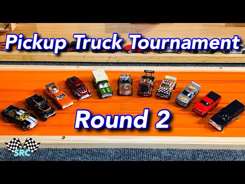 Race #22:  Pickup Truck Tournament Qualifying Round 2! Plus an 8 Car Nascar Bonus!