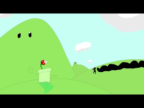 Super Mario Wonder Piranha plant on parade with lyrics