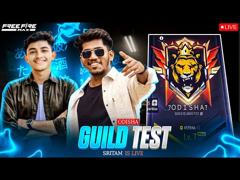 FREE FIRE  | KALIX GAMING GUILD TEST 1VS4 | SRITAM IS LIVE | #freefire #shorts #guildtest