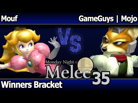 MNM 35 Melee - Mouf (Peach) vs Gameguys | Mojo (Fox) - Winners Bracket