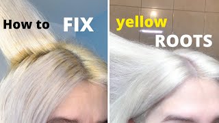 How To Fix Yellow Roots after Bleaching