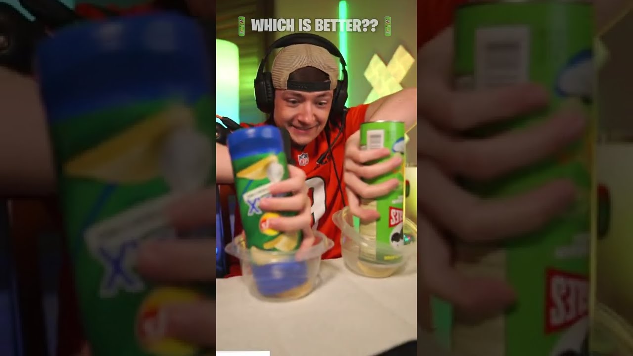 Watch video Which is better Pringles vs Lay's Stax...do not try to stack them like I did LOL #shorts Now Which is better Pringles vs Lay's Stax...do not try to stack them like I did LOL #shorts