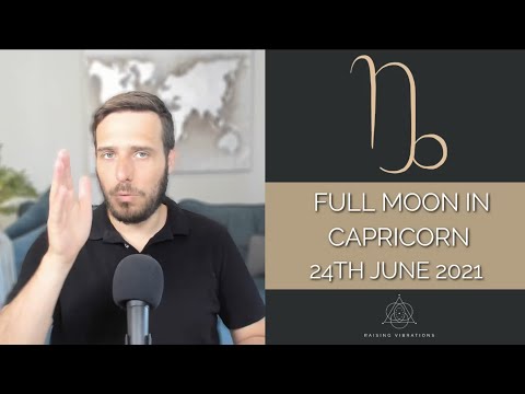 FULL MOON IN CAPRICORN  | June 24, 2021 🌟