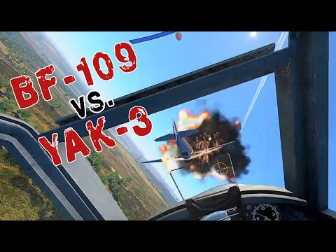 Bf-109 vs Yak-3 — War Thunder Sim VR
