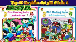 Kết quả Tuần 4 thi vẽ Thiếu nhi Việt Nam Mừng Đại Hội Đoàn | Huỳnh Ngọc Art