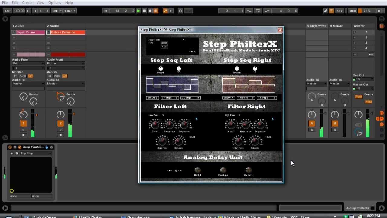 Step PhilterX VST Plugin  SonicXTC
