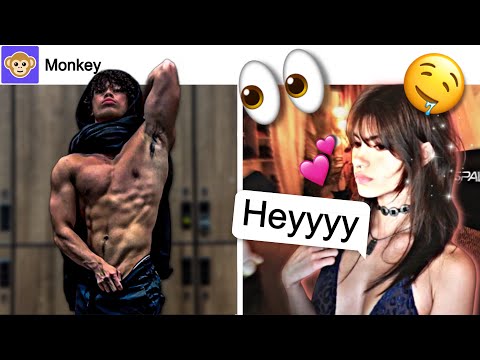 PICKING UP GIRLS BY FLEXING | AESTHETICS ON MONKEY PT 5
