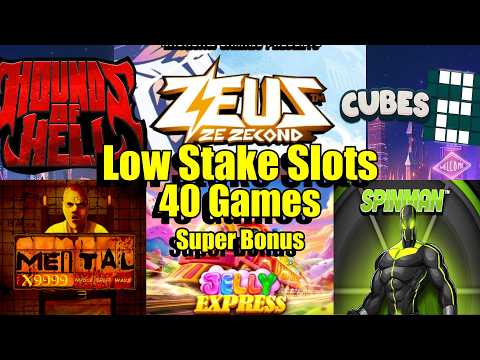 Thumbnail for video: Friday Slots, 40 Games, Jelly Express Super, Karen Man Eater Super, Cash Out Time???
