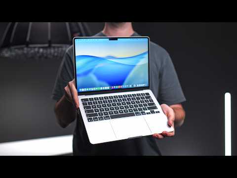 Apple 2026 MacBook Air 13-inch Laptop with M5 chip: Built for AI, 13.6-inch Display, 24GB Unified Memory, 1TB SSD, 12MP Center Stage Camera, Touch ID, Wi-Fi 7; Sky Blue with AppleCare+ (3 years) video review thumbnail