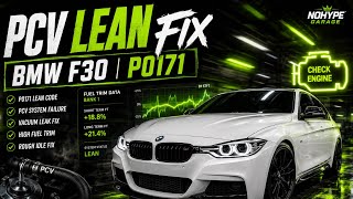 BMW P0171 & Rough Idle FIXED! Torn PCV Diaphragm on N20 Engine