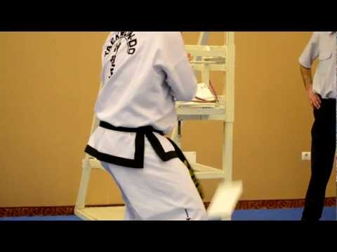 Cristian Popa, Liga de Est - Vaslui, Taekwondo ITF Dollyo Chagi power breaking