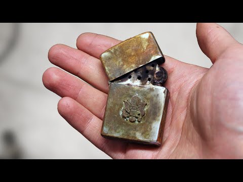 Zippo lighter restoration - US Army lighter brought back to life