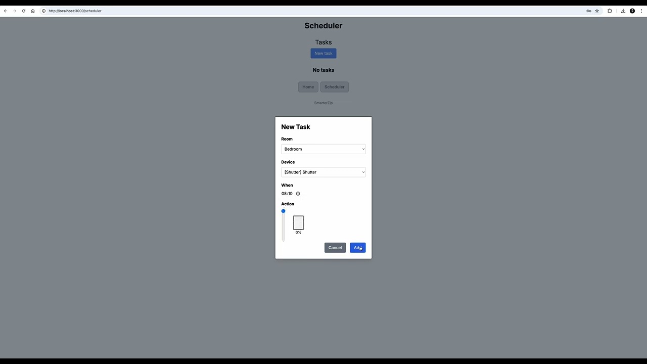 SmarterZip - Task scheduler