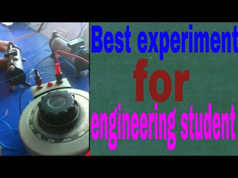 Experiment with Rheostat,variac and Ameter