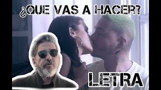 RICARDO MONTANER - ¿QUÉ VAS A HACER? (LETRA) RICARDO MONTANER - ¿QUÉ VAS A HACER? (LETRA)