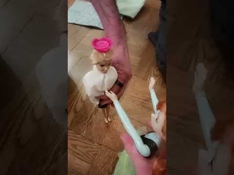 Funny version Elsa and Anna crazy hair day and a lot more