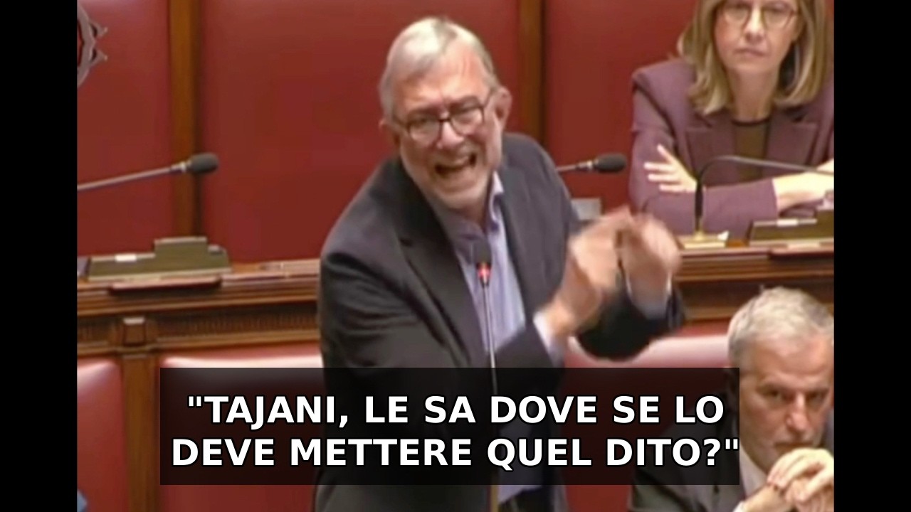 GIACHETTI CONTRO TAJANI: "SA DOVE SE LO DEVE METTERE QUEL DITO?"