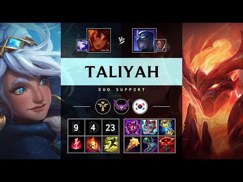 Taliyah Support vs Shen - KR Master Patch 25.06