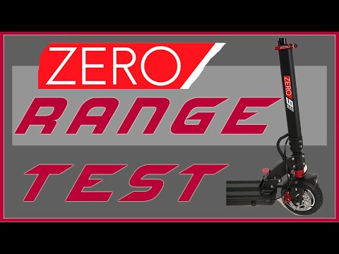 Zero 9 Electric Scooter Range Test - Big Guy Review